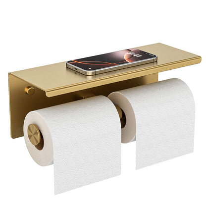 <strong>Doppelter Toilettenpapierhalter Edelstahl</strong> – Praktische Ablage für Ihr Badezimmer 9