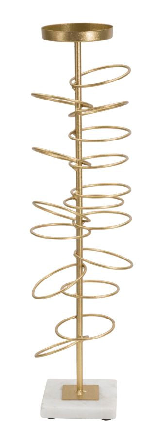 <strong>Eleganter Kerzenhalter Gold 14CM</strong> – Stilvolles Design für jeden Raum 0