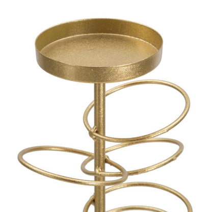 <strong>Eleganter Kerzenhalter Gold 14CM</strong> – Stilvolles Design für jeden Raum 1