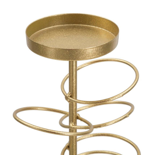 <strong>Eleganter Kerzenhalter Gold 14CM</strong> – Stilvolles Design für jeden Raum 1