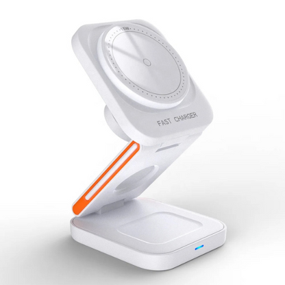 <strong>Ergonomisches Faltbares 3-in-1-Ladegerät</strong> – Elegantes und Effizientes Laden für Ihre Geräte 5