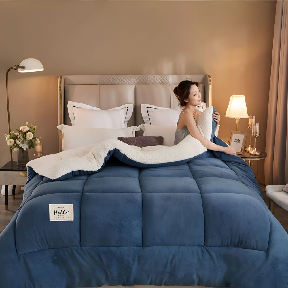 <strong>FleeceComforter Bettdecke</strong> – Flauschiger Komfort für jede Jahreszeit 2