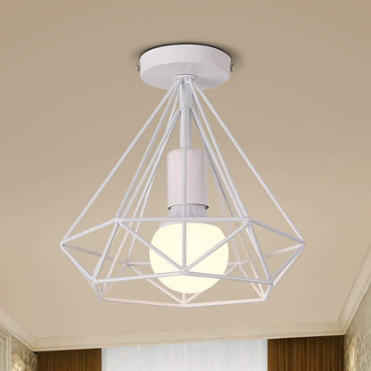 <strong>Geometrische Mini-LED-Retro-Deckenleuchte</strong> – Stilvolles Ambiente für Ihr Zuhause 0