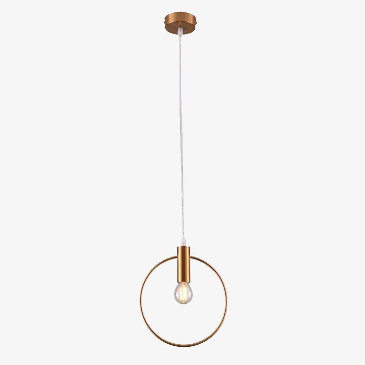 <strong>Goldene LED-Pendelleuchte Runde Form</strong> – Elegante Lichtgestaltung für Ihr Zuhause 3