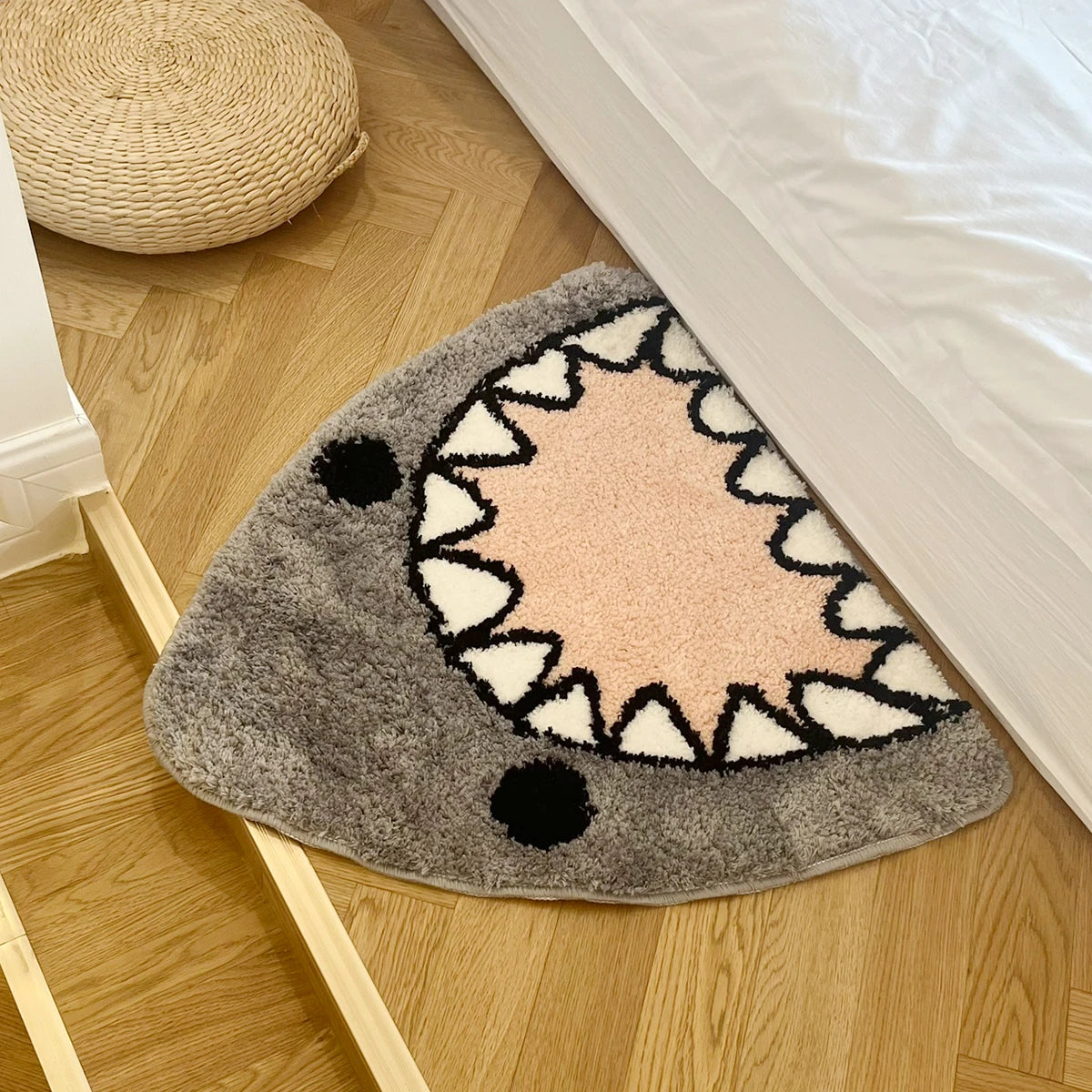 <strong>HAI-Angriff Getufteter Teppich</strong> – Lustiges Design für Kinderzimmer 3