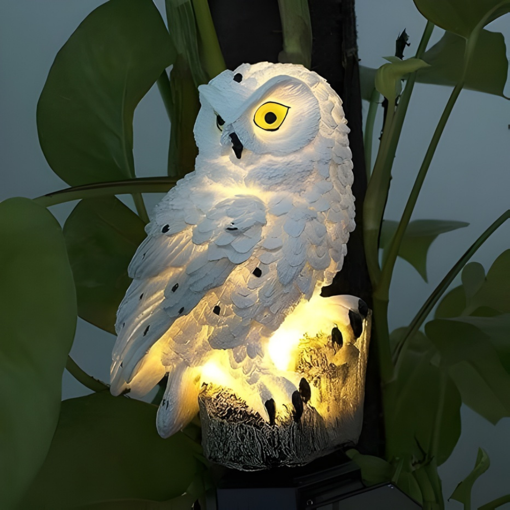 <strong>LumaOwl™ Solarbetriebene Garten-Eulenlampe</strong> – Charmante Beleuchtung für Ihren Garten 7