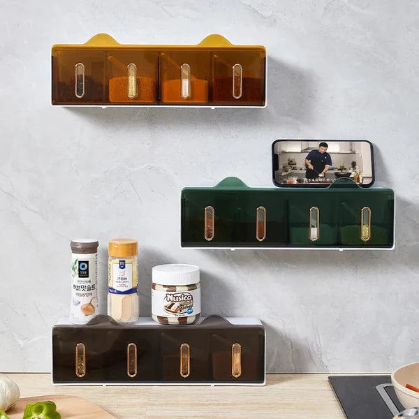 <strong>Luxus Wand Gewürzbox</strong> – Praktische Aufbewahrung für Ihre Küche 0