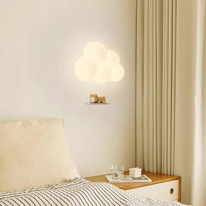 <strong>Minimalistische LED-Wandleuchte Affen-Kaninchen-Wolke</strong> – Sanfte Beleuchtung für Kinderzimmer 3