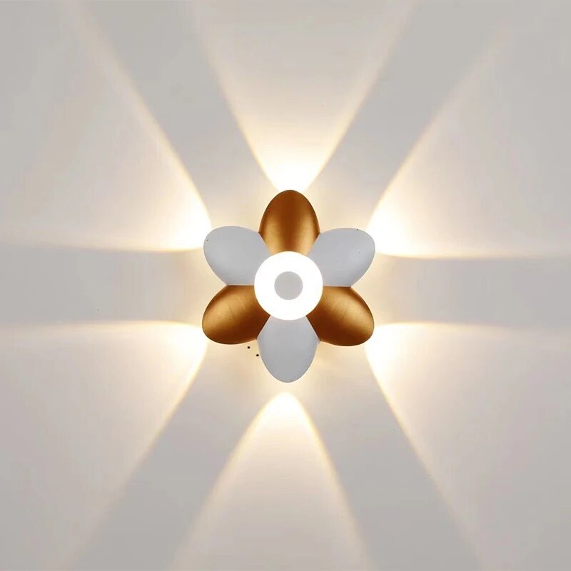 <strong>Moderne LED-Innenwandleuchte Lotusform</strong> – Elegante Beleuchtung für jeden Raum 3