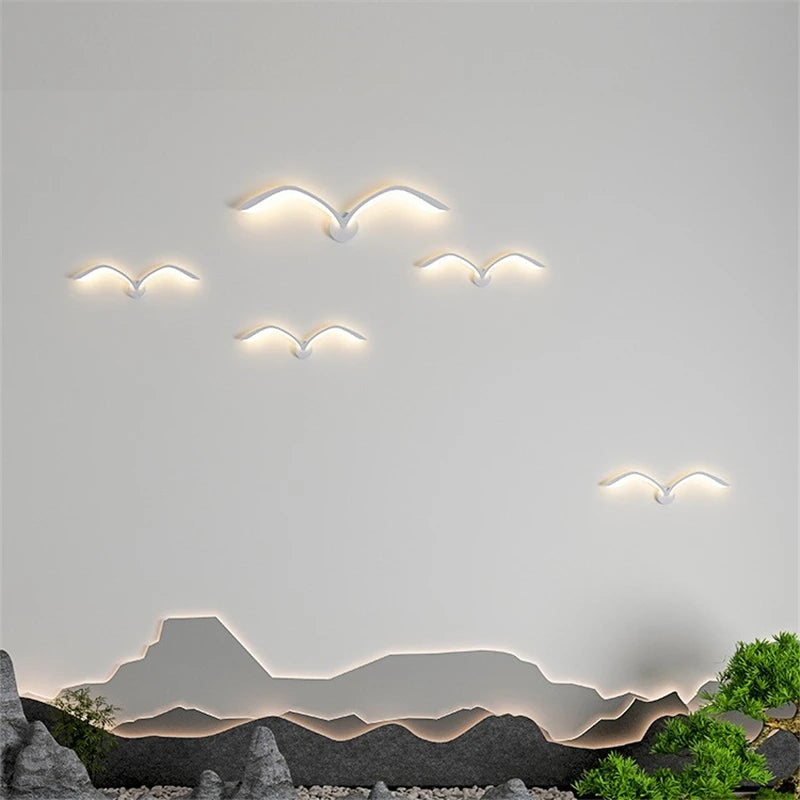 <strong>Moderne LED-Wandleuchte Möwe – Elegantes Design für Ihr Zuhause</strong> 2
