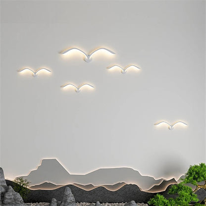 <strong>Moderne LED-Wandleuchte Möwe – Elegantes Design für Ihr Zuhause</strong> 2