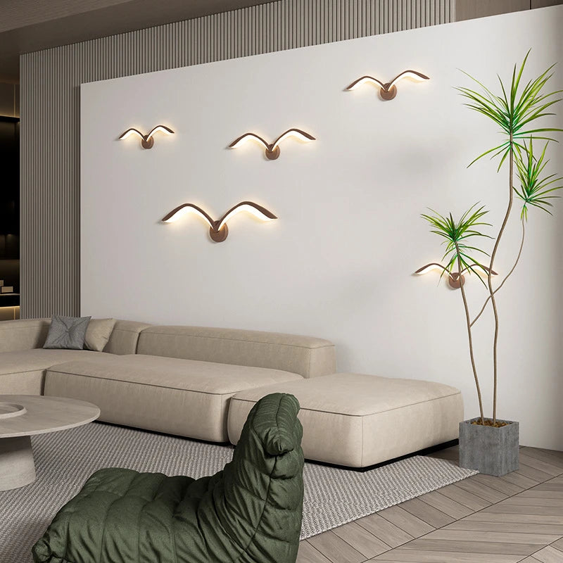 <strong>Moderne LED-Wandleuchte Möwe – Elegantes Design für Ihr Zuhause</strong> 3