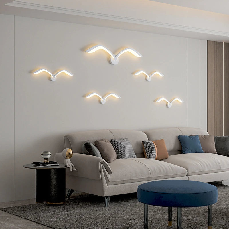 <strong>Moderne LED-Wandleuchte Möwe – Elegantes Design für Ihr Zuhause</strong> 4