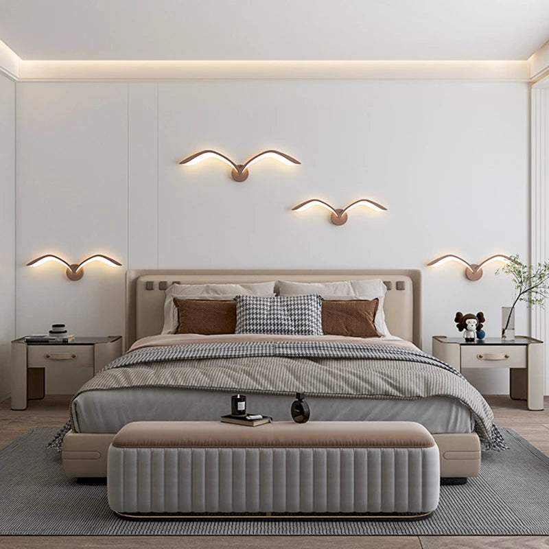 <strong>Moderne LED-Wandleuchte Möwe – Elegantes Design für Ihr Zuhause</strong> 5