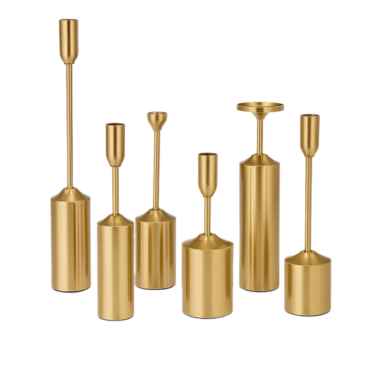 <strong>Modernes Luxus-Kerzenhalter-Set Aus Metall</strong> – Elegantes Design Für Stilvolles Ambiente 0