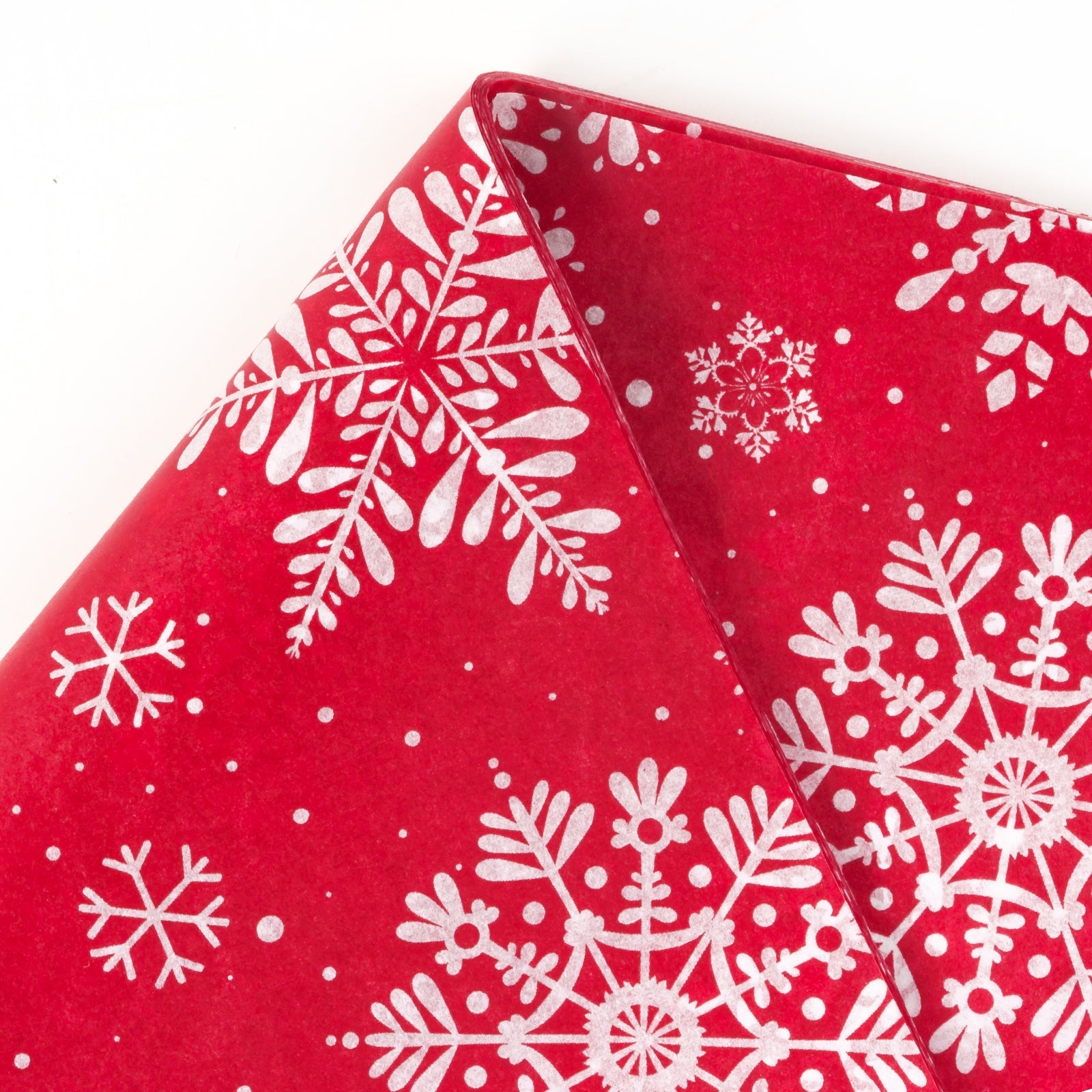 <strong>Seidenpapier Weihnachten Schneeflockenrot</strong> – Vielseitige Bastel- und Verpackungslösung 2
