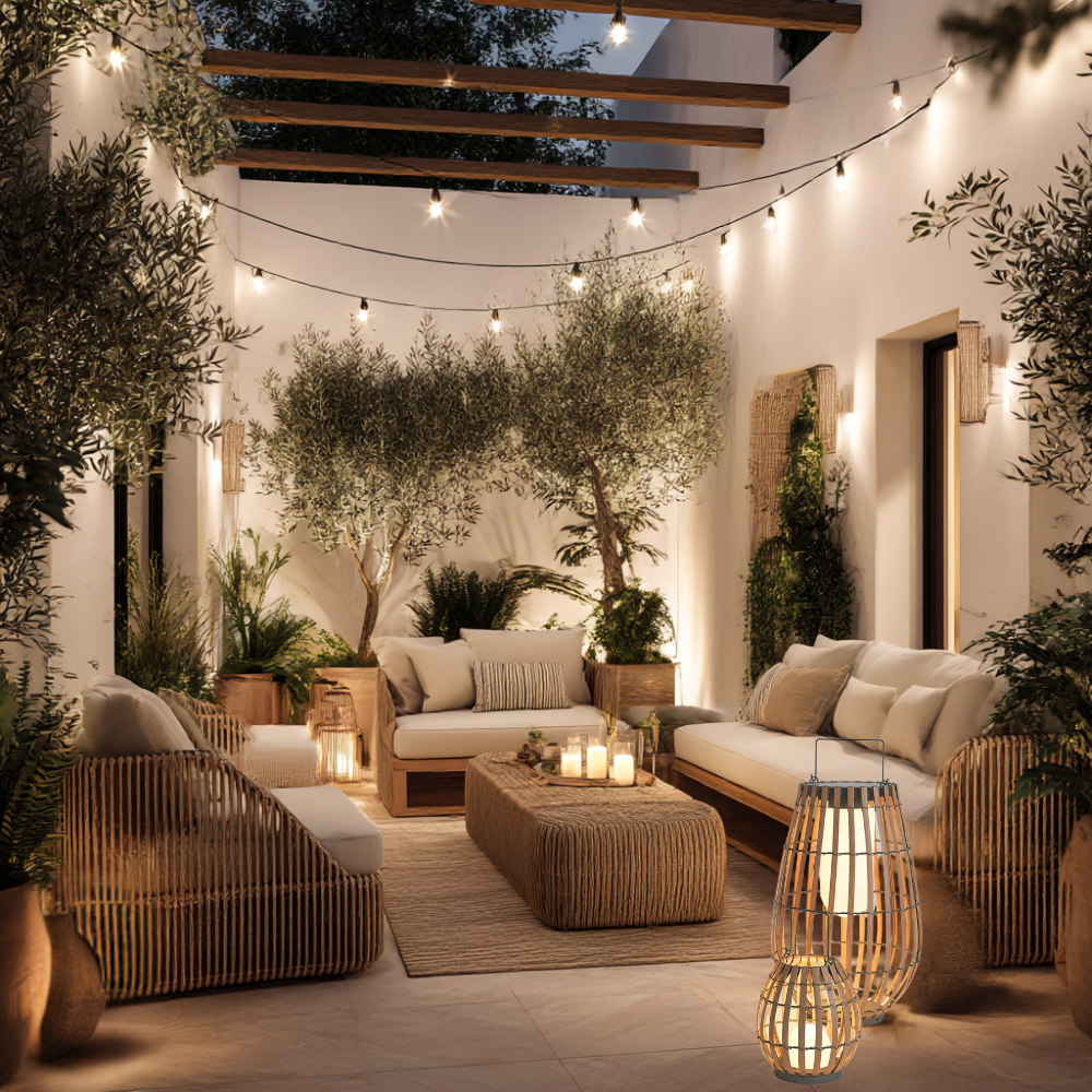 <strong>Solar-Rattan-Außenlampe</strong> – Elegante Lichtakzente für Ihren Garten 6