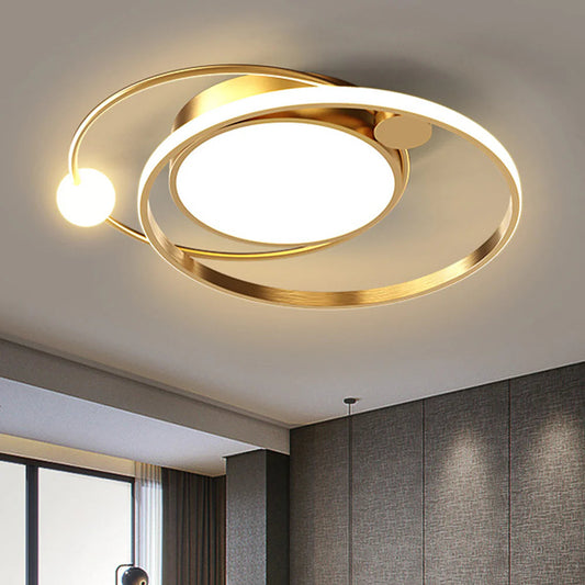 <strong>Stilvolle Runde Deckenleuchte Aus Acryl</strong> – Elegantes Design für Ihr Zuhause 0