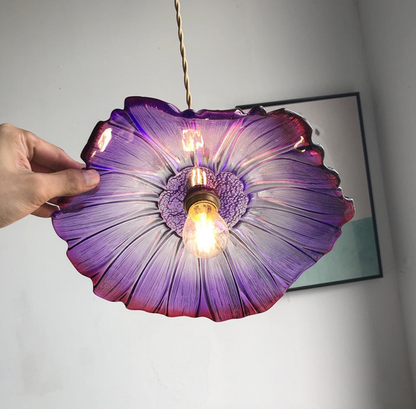 <strong>Vintage Blumen-Glas-Pendelleuchte</strong> – Elegantes Design für zeitlose Räume 8